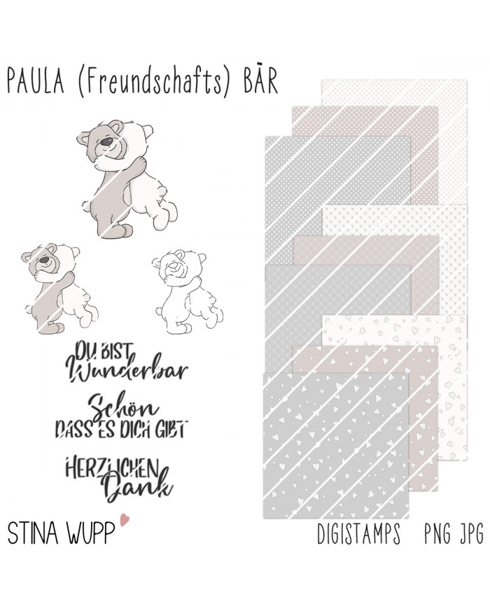 Paul(a) (Freundschafts) Bär DIGIs