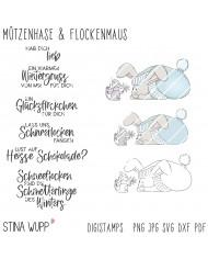 Mützenhase & Flockenmaus DIGIs